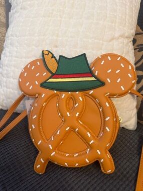 Mickey Pretzel Crossbody Bag - Brand New!